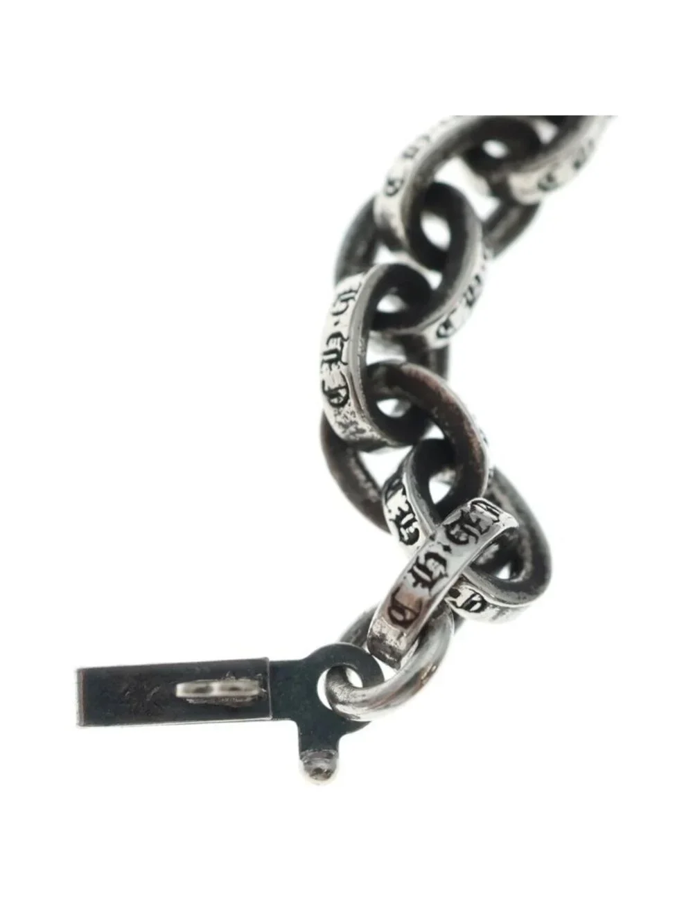 Chrome Hearts Paper Chain Bure Silver Bracelet